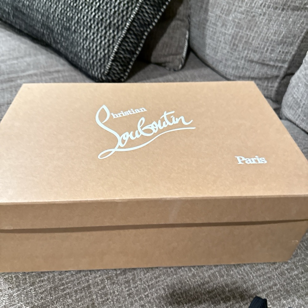 Christian Louboutin Dark Blue Espadrille Sneakers - Picture 8 of 8